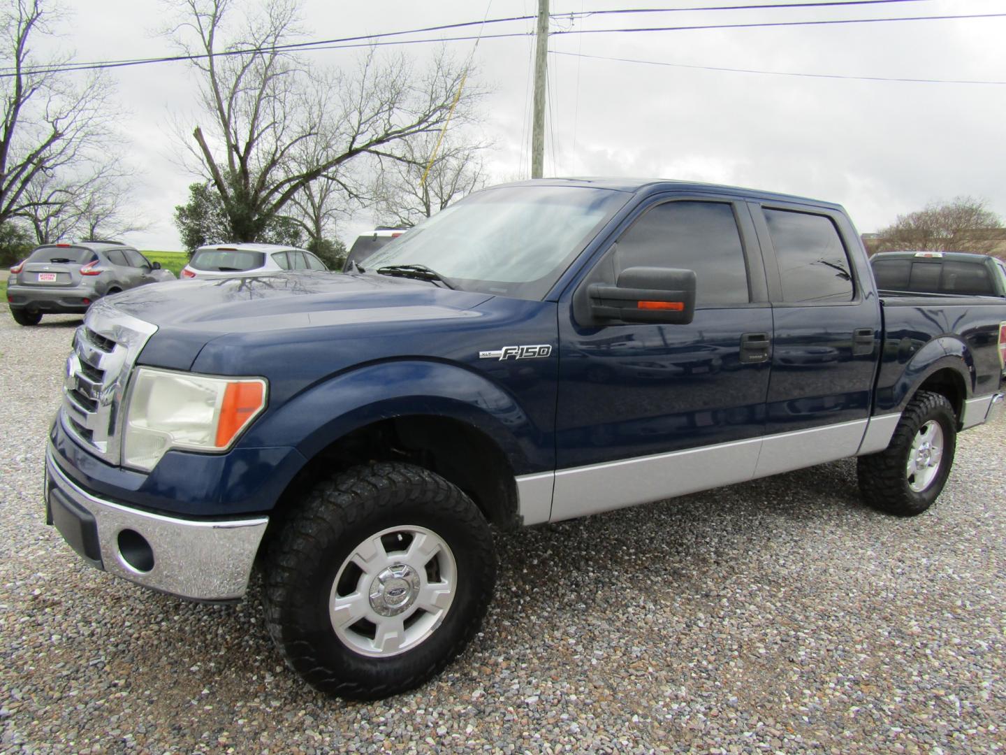 2010 Blue /Tan Ford F-150 Lariat SuperCrew 5.5-ft. Bed 2WD (1FTEW1C88AF) with an 4.6L V8 SOHC 24V engine, Automatic transmission, located at 15016 S Hwy 231, Midland City, AL, 36350, (334) 983-3001, 31.306210, -85.495277 - Photo#2